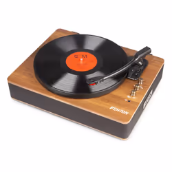 Fenton RP305 Tourne-disque à entraînement direct Noir, Bois Manuel - Vue supplémentaire 4