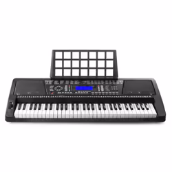 Max KB12P piano numérique 61 touche(s) Noir, Blanc