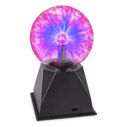 Max PLB10, Lampe au plasma, Noir, Verre, Secteur, 100-240 V, 50-60 Hz