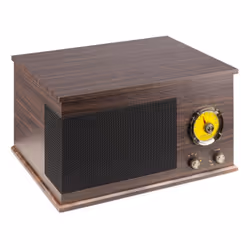 Fenton RP173 Tourne-disque entraîné par courroie Bois, Jaune
