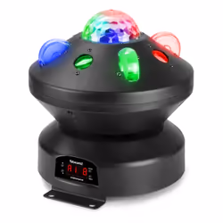 BeamZ Whirlwind, Projecteur laser discothèque, Noir, Boutons, LED, Bleu, Vert, Rouge, Blanc, 4 couleurs