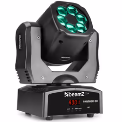 BeamZ Panther 80, Projecteur laser discothèque, Noir, Boutons, LED, 6 lampe(s), Bleu, Vert, Rouge, Blanc