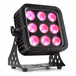 BeamZ StarColor 72, 72 W, LED, 9 ampoule(s), Noir, 8 W, Bleu, Vert, Rouge, Blanc