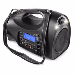 Vonyx ST016, Microphone portatif, Batterie, Récepteur sac à dos, 50 - 16000 Hz, 863 - 865 MHz, 0,1%