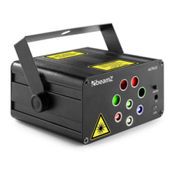 BeamZ Acrux Adapté à une utilisation à l'intérieur Projecteur laser disco et stroboscope Noir
