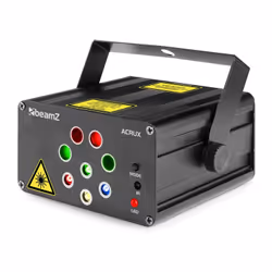 BeamZ Acrux Adapté à une utilisation à l'intérieur Projecteur laser disco et stroboscope Noir