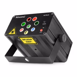 BeamZ Acrux Adapté à une utilisation à l'intérieur Projecteur laser disco et stroboscope Noir - Vue supplémentaire 4