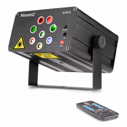 BeamZ Acrux Adapté à une utilisation à l'intérieur Projecteur laser disco et stroboscope Noir - Vue supplémentaire 5