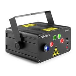 BeamZ Dahib Adapté à une utilisation à l'intérieur Projecteur laser disco et stroboscope Noir