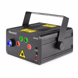 BeamZ Dahib Adapté à une utilisation à l'intérieur Projecteur laser disco et stroboscope Noir