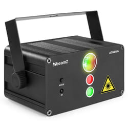 BeamZ Athena Adapté à une utilisation à l'intérieur Projecteur laser discothèque Noir