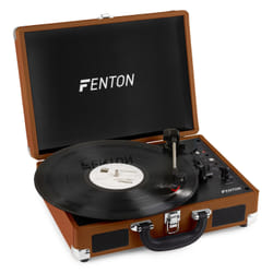 Fenton RP115F Tourne-disque entraîné par courroie Noir, Marron