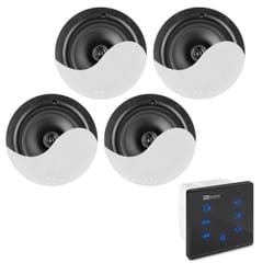 Power Dynamics A100BSET set d'enceintes 80 W Blanc 2-voies 20 W Bluetooth
