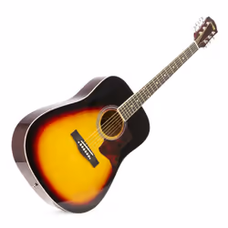 Max 173.216 guitare Guitare acoustique Dreadnought 6 cordes Noir, Orange - Vue supplémentaire 10