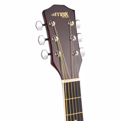 Max 173.216 guitare Guitare acoustique Dreadnought 6 cordes Noir, Orange - Vue supplémentaire 5