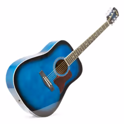 Max 173.217 guitare Guitare acoustique Dreadnought 6 cordes Noir, Bleu - Vue supplémentaire 11