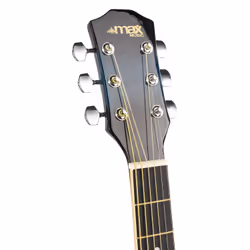 Max 173.217 guitare Guitare acoustique Dreadnought 6 cordes Noir, Bleu - Vue supplémentaire 4