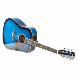 Max 173.217 guitare Guitare acoustique Dreadnought 6 cordes Noir, Bleu - Vue supplémentaire 7