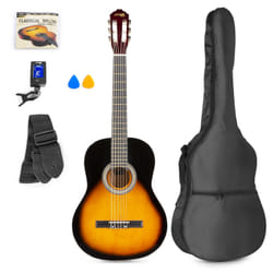 Max 173.210 guitare Guitare acoustique Classique 6 cordes Noir, Orange
