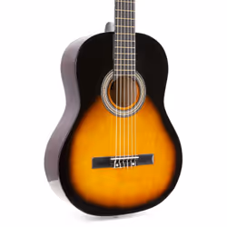 Max 173.210 guitare Guitare acoustique Classique 6 cordes Noir, Orange - Vue supplémentaire 11