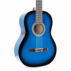 Max 173.209 guitare Guitare acoustique Classique 6 cordes Noir, Bleu - Vue supplémentaire 2