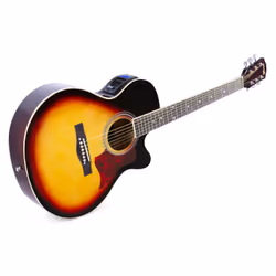 Max 173.174 guitare Guitare acoustique Jumbo Noir, Marron - Vue supplémentaire 8