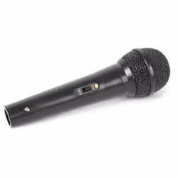 Fenton DM100B, Microphone de karaoké, 50 - 13000 Hz, 600 Ohm, 52 dB, Cardioïde, Avec fil
