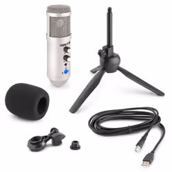 Vonyx CM320T Titane Microphone de studio