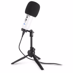 Vonyx CM320W Blanc Microphone de studio