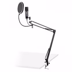 Vonyx CMS320B, Microphone de studio, 42 dB, 20 - 20000 Hz, 680 Ohm, Cardioïde, Rotatif