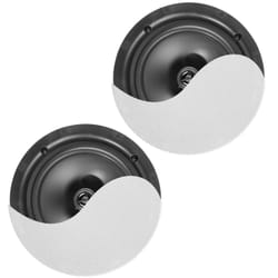 Power Dynamics NCBT6 haut-parleur 2-voies Blanc Avec fil 60 W