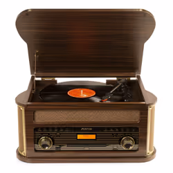 Fenton MemphisDW Tourne-disque à entraînement direct Marron Automatique