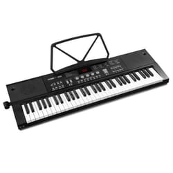 Max KB15 Clavier Électronique 61 Touches Synthétiseur Débutant Complet Deux Haut-parleurs Intégrés Batterie Rechargeable USB-C