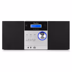 Audizio Metz, Système micro audio domestique, Aluminium, Noir, 1 disques, Haut, 30 W, 3,5mm