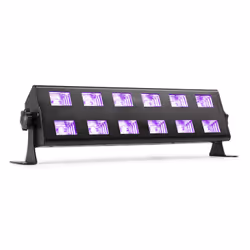 BeamZ BUV263, Projecteur laser disco et stroboscope, Noir, LED, 12 lampe(s), 3 W, Violet