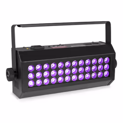 BeamZ Flood36UV, LED, 36 ampoule(s), Noir, 3 W, Ultraviolet (UV), LED