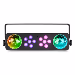 BeamZ LightBox7, 8 W, LED, 24 ampoule(s), Noir, Ambre, Bleu, Vert, Rose, Rouge, Blanc, 25°