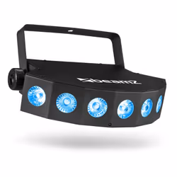 BeamZ Fingers6 Adapté à une utilisation à l'intérieur Projecteur laser discothèque Noir