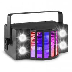 BeamZ StrobeDerby Projecteur laser disco et stroboscope Noir