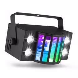 BeamZ StrobeDerby Projecteur laser disco et stroboscope Noir