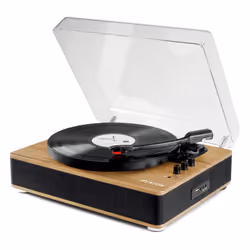 Fenton RP162LW Tourne-disque entraîné par courroie Noir, Bois