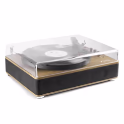 Fenton RP162LW Tourne-disque entraîné par courroie Noir, Bois