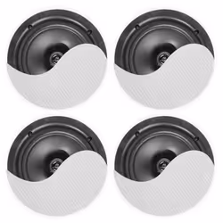 Power Dynamics NCBT604, 2-voies, Avec fil, 120 W, 70 - 20000 Hz, 8 Ohm, Blanc