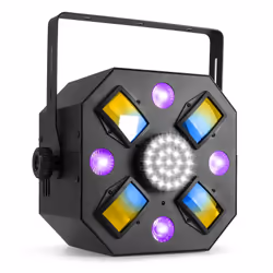 BeamZ MultiAce3 Stroboscope discothèque Noir