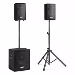 Vonyx VX0812BT set d'enceintes 800 W Universel Noir 2.1 canaux Bluetooth