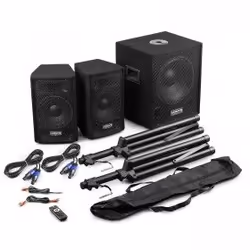 Vonyx VX0812BT set d'enceintes 800 W Universel Noir 2.1 canaux Bluetooth - Vue supplémentaire 4