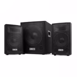 Vonyx VX0812BT set d'enceintes 800 W Universel Noir 2.1 canaux Bluetooth - Vue supplémentaire 6