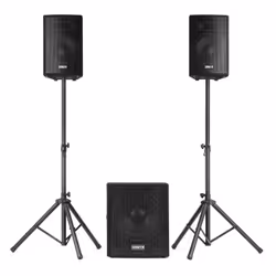 Vonyx VX1015BT, 1000 W, Noir, Laine, 1000 W, 40 - 2000 Hz, 8 Ohm