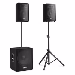 Vonyx VX1015BT set d'enceintes 1000 W Noir Bluetooth