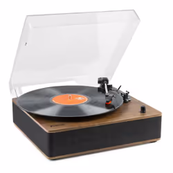 Fenton RP161, Tourne-disque entraîné par courroie, Automatique, Bois, Bois, 33 1/3,45,78 tr/min, 45 tr/min